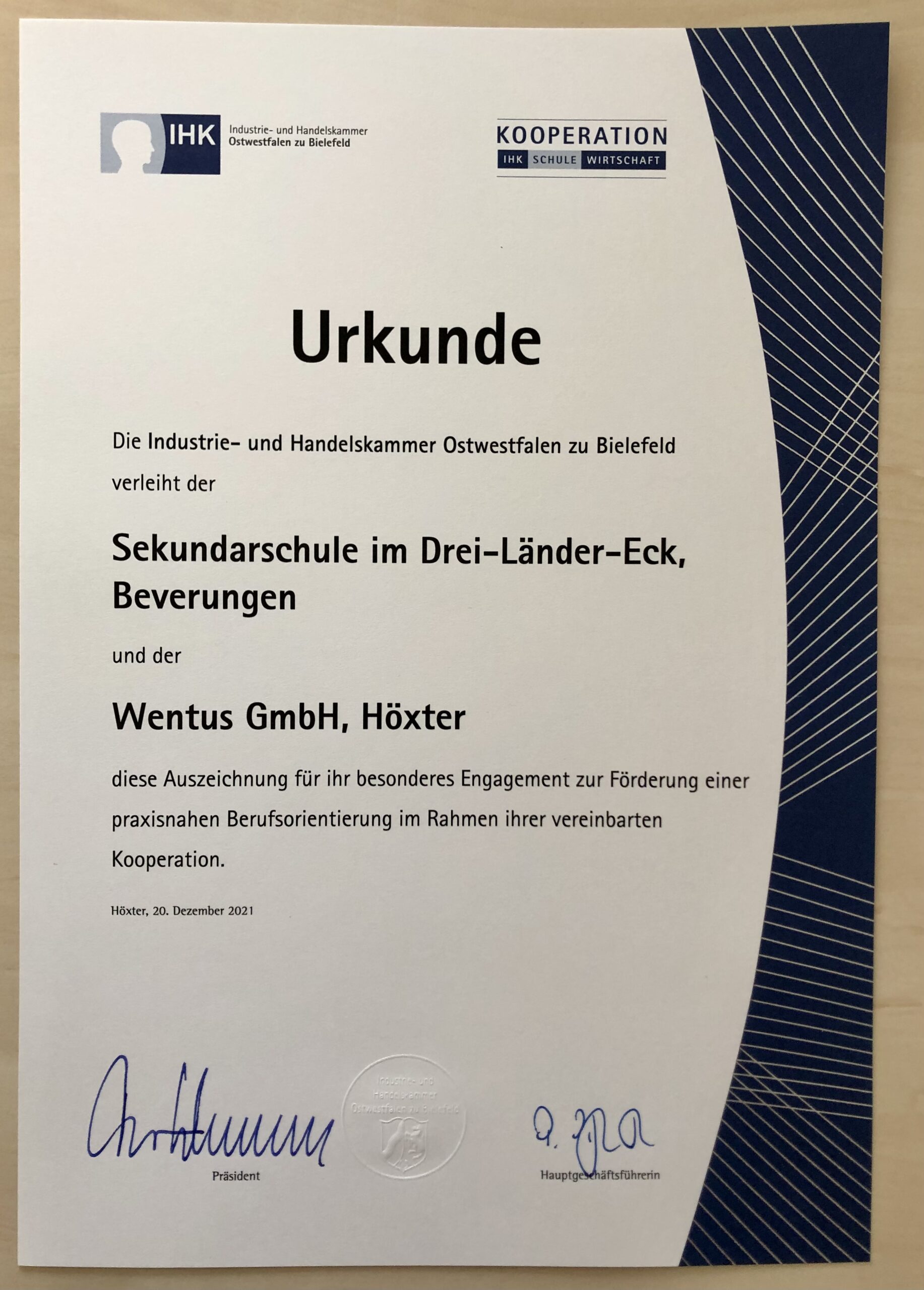 Besonderes Engagement wird geehrt