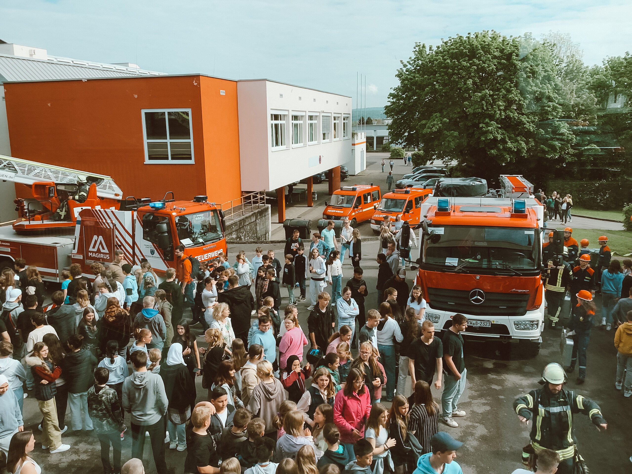 Feueralarmübung an der Sekundarschule geglückt