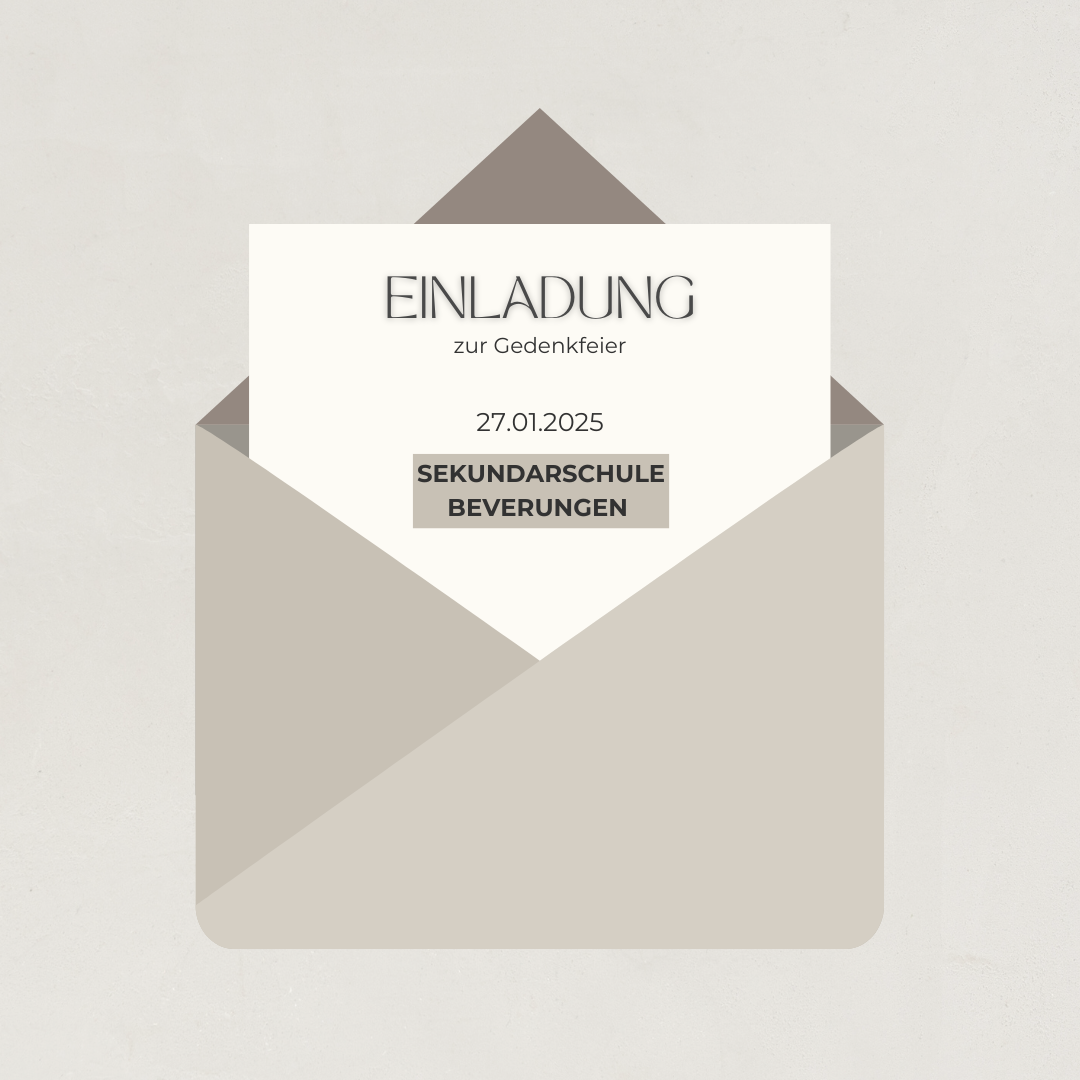 Einladung zur Gedenkfeier am 27.01.25