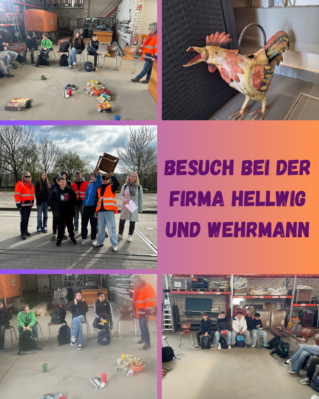 Besuch bei der Firma Helwig und Wehrmann