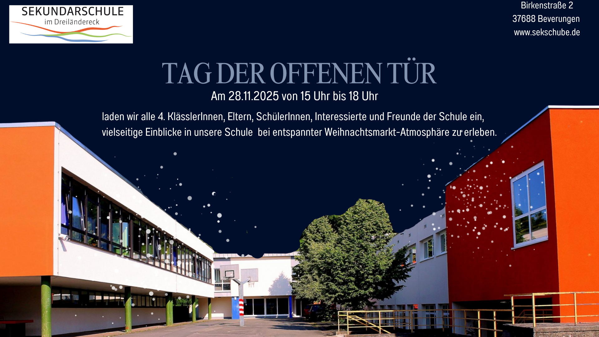 Herzliche Einladung zum Tag der offenen Tür am 28.11.25 von 15-18 Uhr