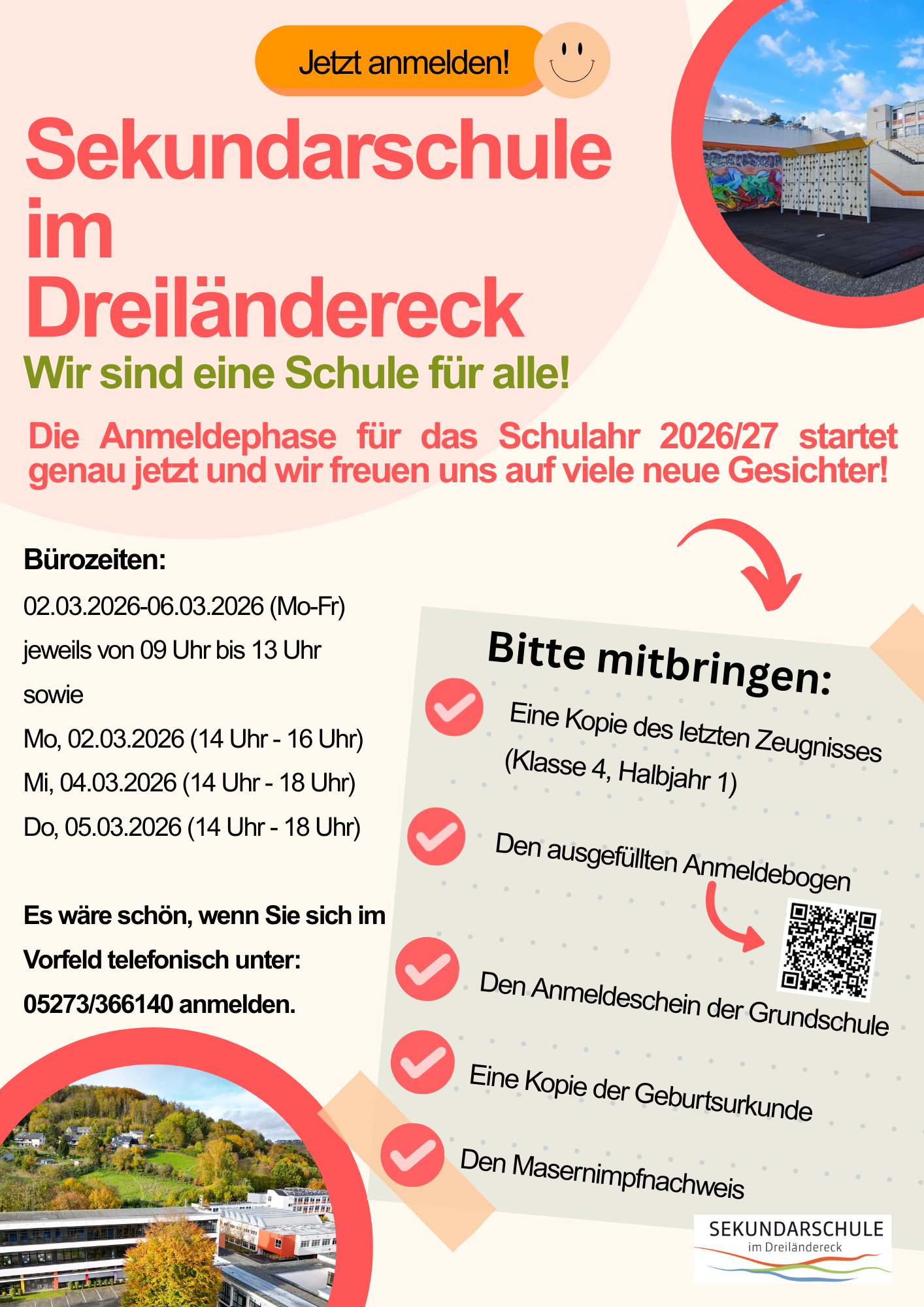 Der Schulwechsel steht vor der Tür: Unsere Anmeldephase startet!